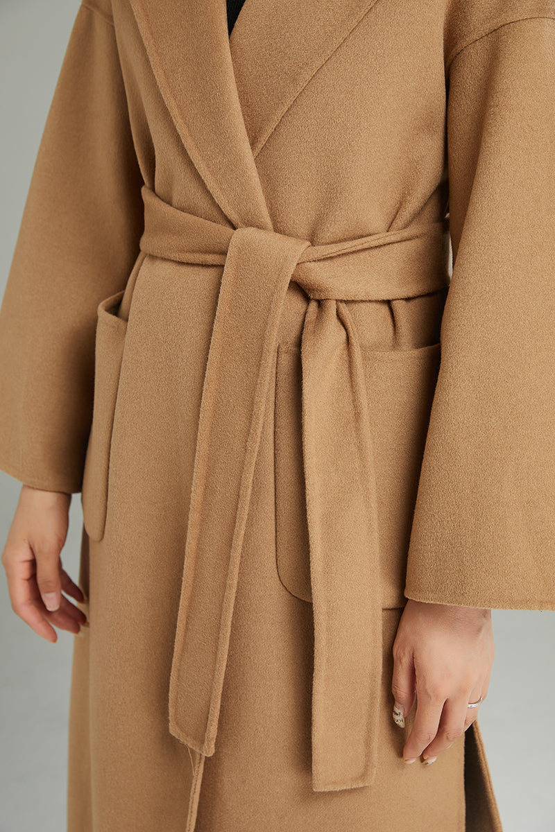 Winter Warm Belted Wool Coat C2999