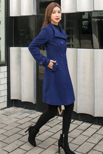 Load image into Gallery viewer, Classic Wool Trench Coat C2580,Size XS #CK2101395
