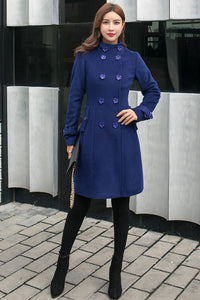 Classic Wool Trench Coat C2580,Size XS #CK2101395
