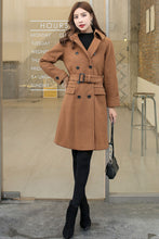 Load image into Gallery viewer, Winter Wool Coat Women, Long Wool Coat C2591
