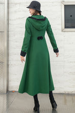 Load image into Gallery viewer, Vintage Inspired Long Wool Princess Coat C2590
