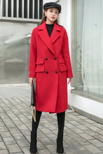 Load image into Gallery viewer, Wool Trench Coat Women C2569
