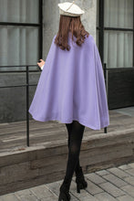 Load image into Gallery viewer, Purple Cloak Coat Women C2571, Size 160-S #CK2101411
