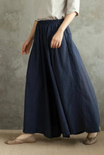 Load image into Gallery viewer, Spring and Summer Casual Cotton Linen Skirt Pants C2854
