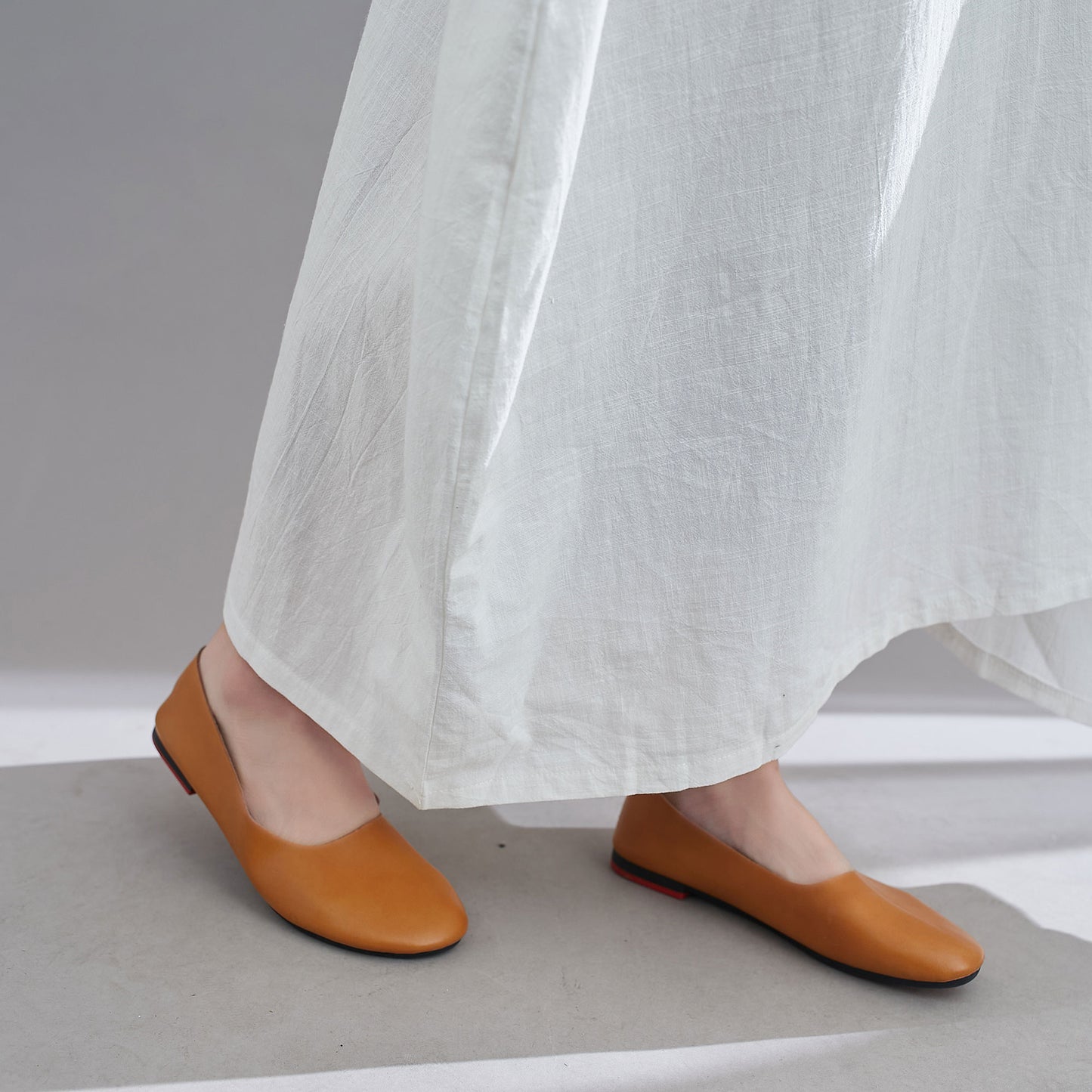 Casual White Maxi Linen Dresses C1836