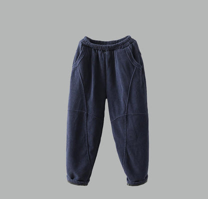 Retro Loose warm Corduroy Pants C1812