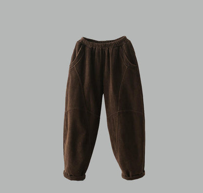 Retro Loose warm Corduroy Pants C1812