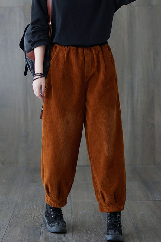 Warm Corduroy casual pants C1817