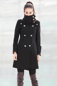 Double Breasted Military Coat C211-1