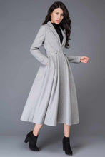 Load image into Gallery viewer, vintage inspired long wool princess coat C996
