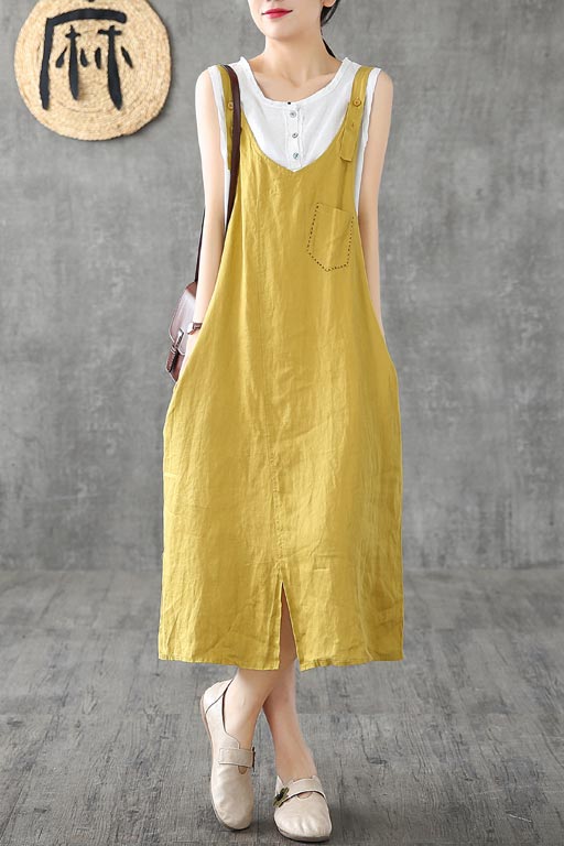 yellow dress