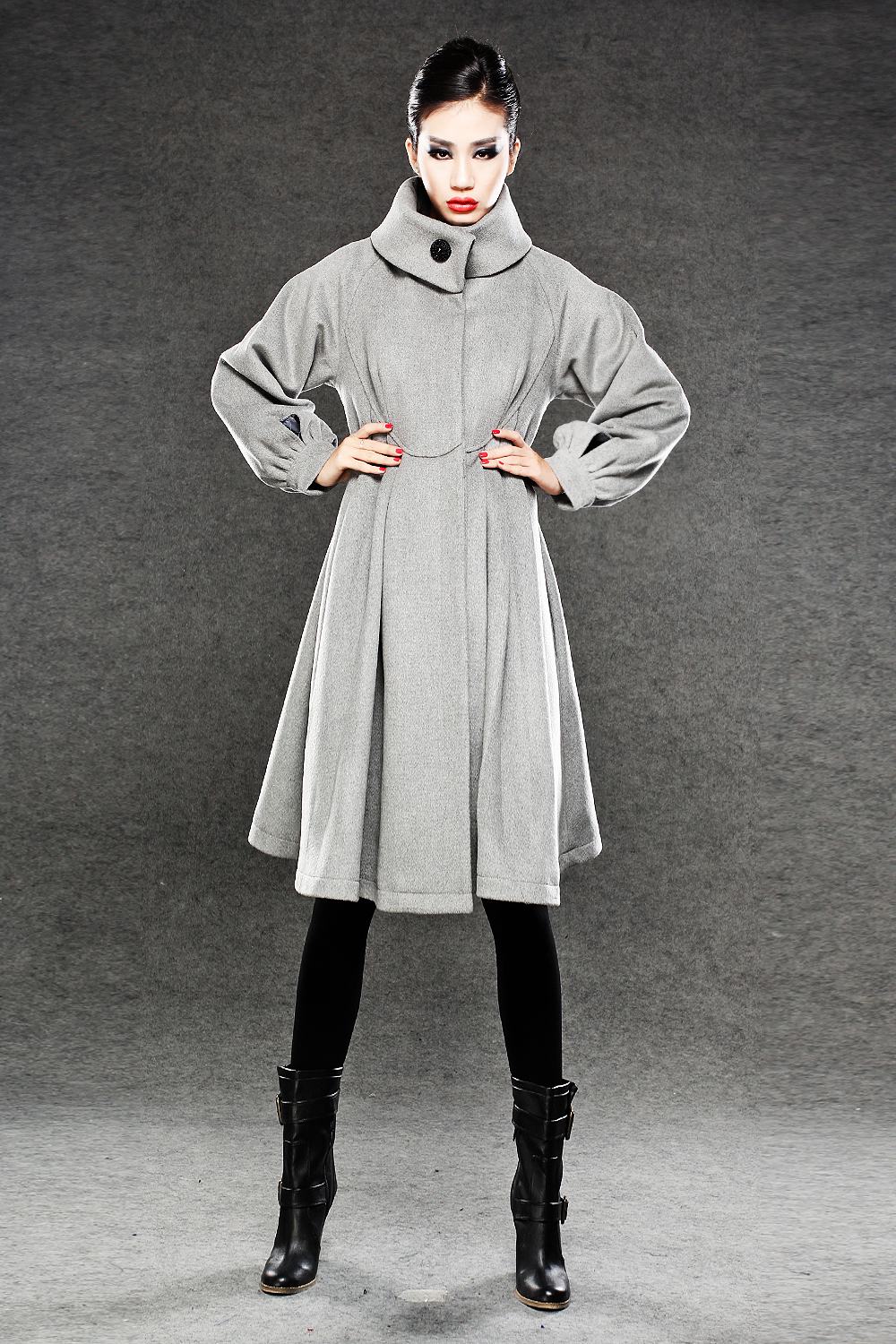 gray coat