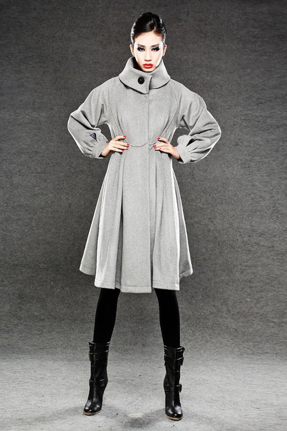 gray coat