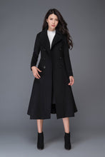 Load image into Gallery viewer, Double Breasted Maxi Wool Coat C1019
