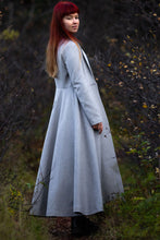 Load image into Gallery viewer, Gray Swing Wool Coat C3063
