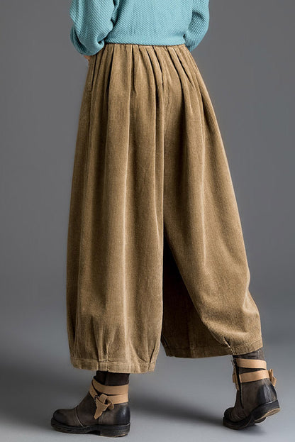 Casual Loose Wide Leg Corduroy Pants C2962