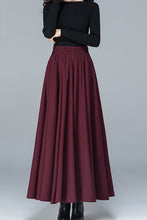 Load image into Gallery viewer, High Elastic Waist Warm Autumn Winter Long Skirt C2481
