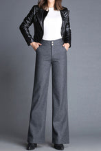 Load image into Gallery viewer, Women Long Loose Wool Pants C3042
