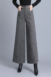 Autumn Winter Loose Wool Pants C3044