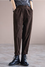 Load image into Gallery viewer, Autumn Winter Simple Long Corduroy Pants C2974
