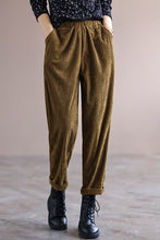 Load image into Gallery viewer, Autumn Winter Simple Long Corduroy Pants C2974
