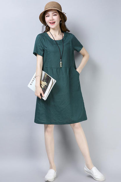 summer linen dress