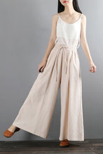 Load image into Gallery viewer, Women Vintage-inspired Casual Wide Leg Pants C2881
