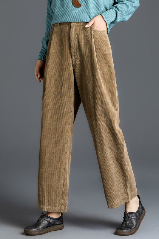 Autumn Winter Loose Corduroy Pants C2965