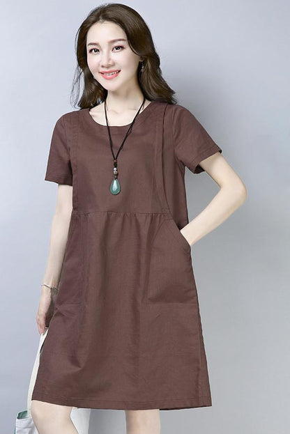 loose linen dress