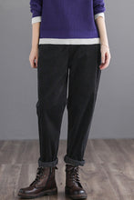 Load image into Gallery viewer, Simple Pure Color Long Corduroy Pants C2971
