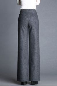 Women Long Loose Wool Pants C3042