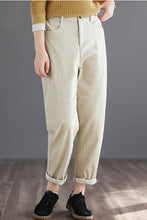 Load image into Gallery viewer, Simple Pure Color Long Corduroy Pants C2971
