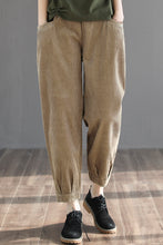 Load image into Gallery viewer, Women Casual Pure Color Corduroy Pants C2969
