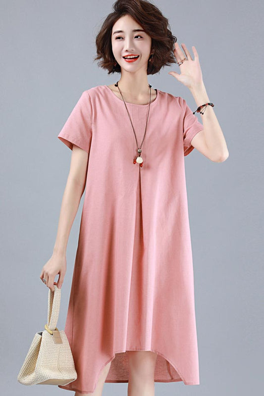 pink dress