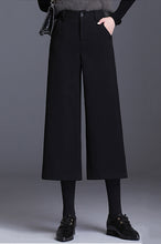 Load image into Gallery viewer, High Waist Wide Leg Wool Pants C3046
