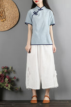 Load image into Gallery viewer, Casual Cotton Linen Women Wide Leg Pants C2879

