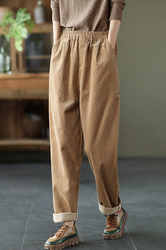 Autumn Winter Casual Corduroy Pants C2950