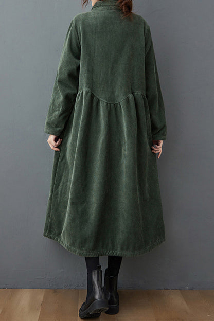Women Casual Loose Corduroy Coats C2979