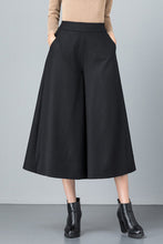 Load image into Gallery viewer, High Waist Loose Wool Pants C3057
