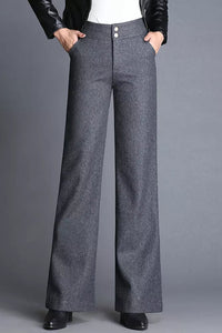 Women Long Loose Wool Pants C3042