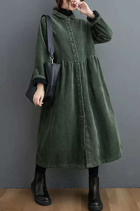 Women Casual Loose Corduroy Coats C2979