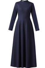 Load image into Gallery viewer, Vintage inspired dress, Long sleeve A Line Dress C2536
