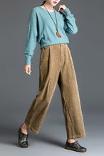 Load image into Gallery viewer, Autumn Winter Loose Corduroy Pants C2965

