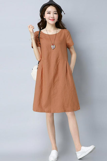 loose linen dress