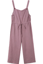Load image into Gallery viewer, Women Spring Summer Casual Cropped Linen Overalls C2899
