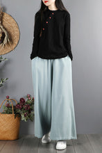 Load image into Gallery viewer, Handmade Vintage-inspired Wide Leg Pants C2882
