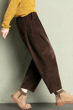 Load image into Gallery viewer, High Waist Thick Corduroy Pants C2964
