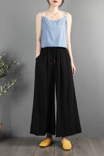 Load image into Gallery viewer, Handmade Casual Loose Women Cotton Linen Pants C2880
