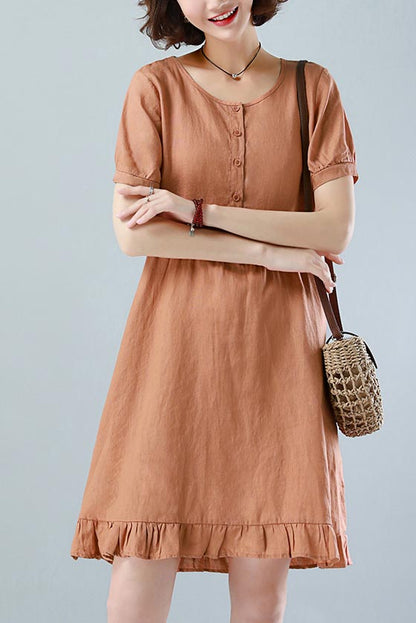 loose linen dress