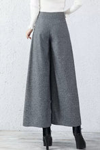 Load image into Gallery viewer, Wide Leg Pleated Wool Pants C3054
